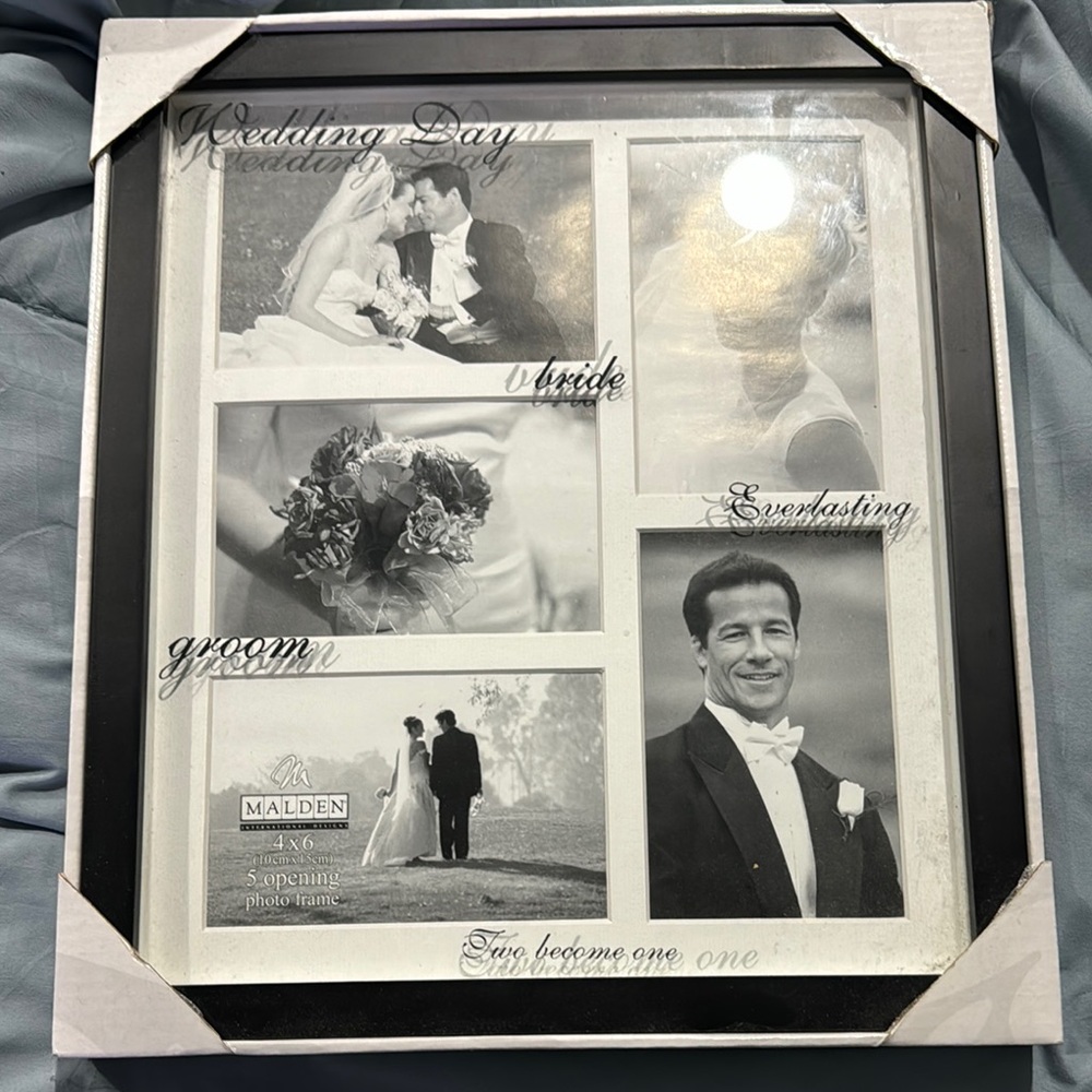 Malden Black and White Picture Frame Accents
